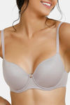 Zivame Marshmallow Padded Wired 3/4th Coverage T-Shirt Bra - Purple Dove — thumbnail 4